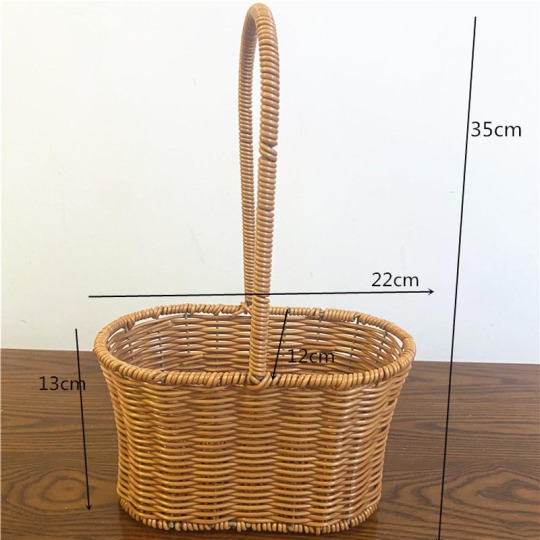 Cesto regalo con cesto di vimini decorativo