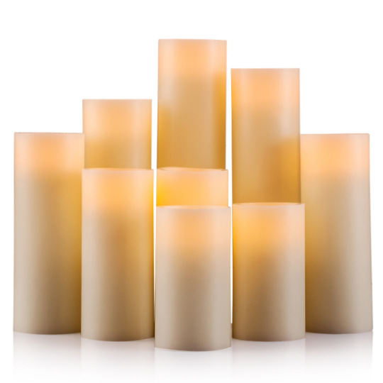 Candela elettrica con fiamma di simulazione 3D