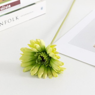 Fiore di seta Gerbera artificiale singolo simulato