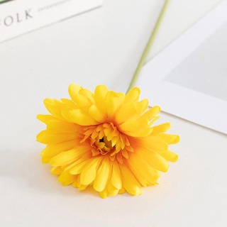 Fiore di seta Gerbera artificiale singolo simulato