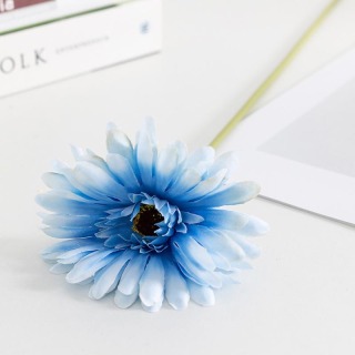 Fiore di seta Gerbera artificiale singolo simulato