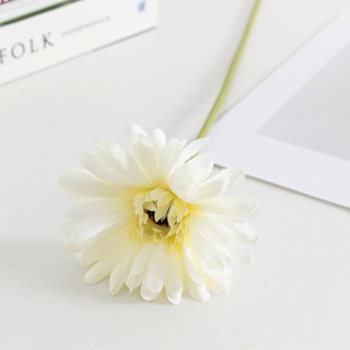 Fiore di seta Gerbera artificiale singolo simulato