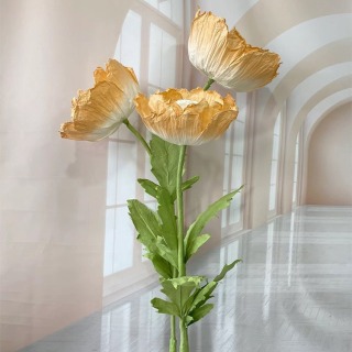 Decorazione gigante della scena del fiore di papavero ornamentale