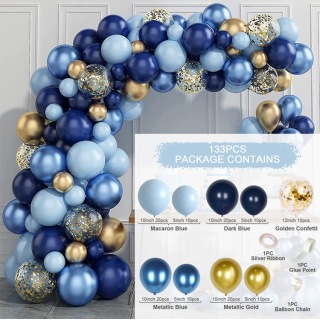 Layout della scena del set di palloncini