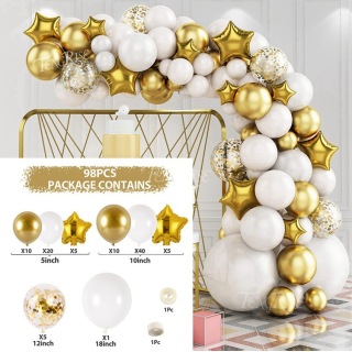 Layout della scena del set di palloncini