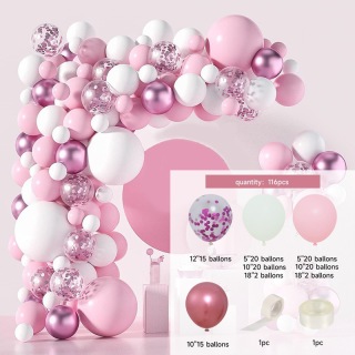 Layout della scena del set di palloncini