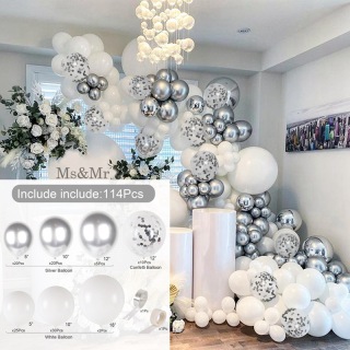 Layout della scena del set di palloncini