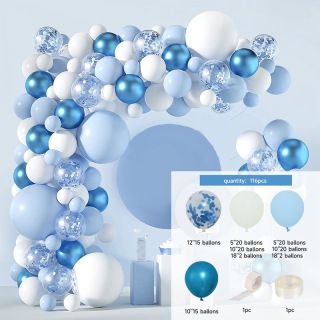 Layout della scena del set di palloncini