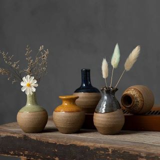 Petit vase en céramique couleur Morandi