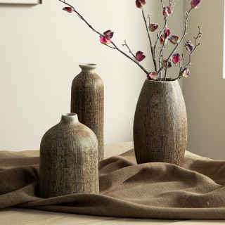 Vase en céramique vintage de style japonais