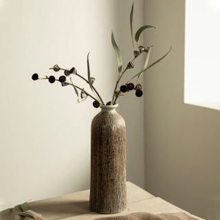 Vaso in ceramica vintage in stile giapponese