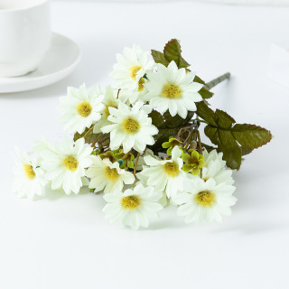 Artificial Silk Small Chrysanthemum Bouquet