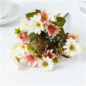 Artificial Silk Small Chrysanthemum Bouquet