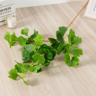 Branche de feuille de Ginkgo artificielle