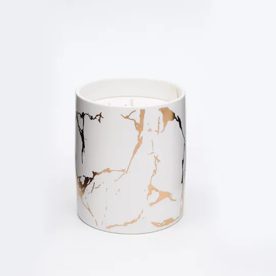Bougie parfumée tasse en marbre