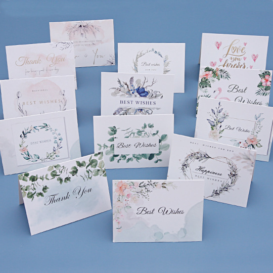 Üdvözlőlapok botanikai nyomatokkal