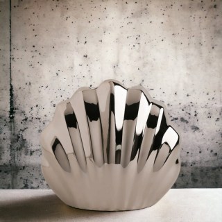 Vases en céramique en forme de coquille pour fleurs, décoration de maison en porcelaine, ornement de luxe moderne et mignon, vente en gros