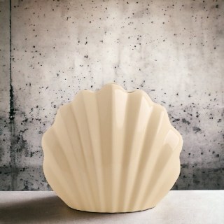 Vases en céramique en forme de coquille pour fleurs, décoration de maison en porcelaine, ornement de luxe moderne et mignon, vente en gros