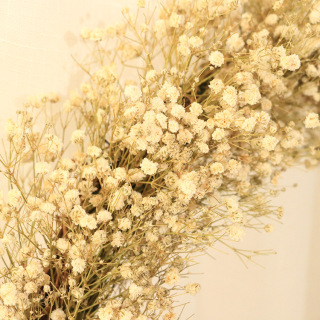 Ghirlanda di fiori secchi fatta a mano per splendide decorazioni per la casa