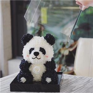 Fiori di panda di Natale: adorabili decorazioni natalizie