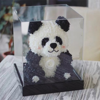 Fiori di panda di Natale: adorabili decorazioni natalizie