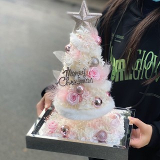Fiori stabilizzati per l'albero di Natale: l'eleganza delle vacanze