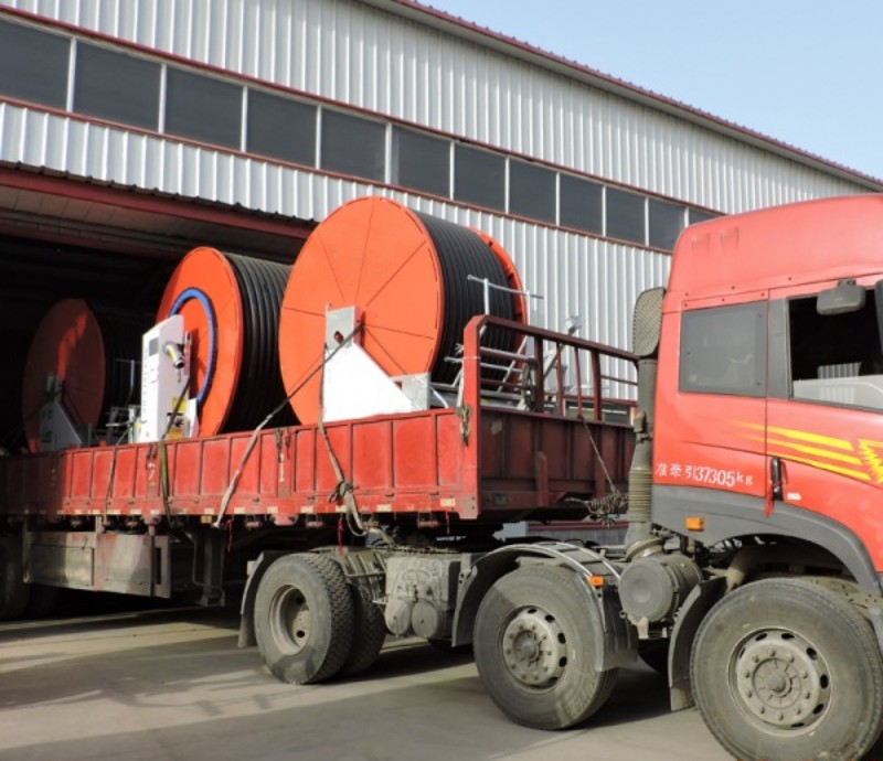 Shipment of water-saving irrigation for client