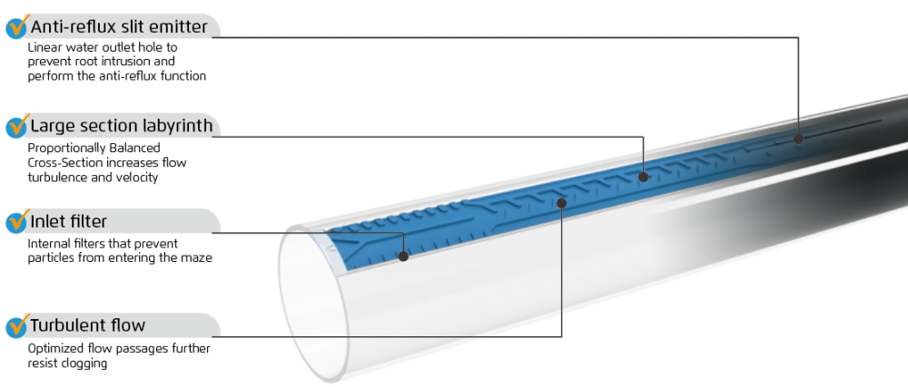 continuous drip irrigation tape