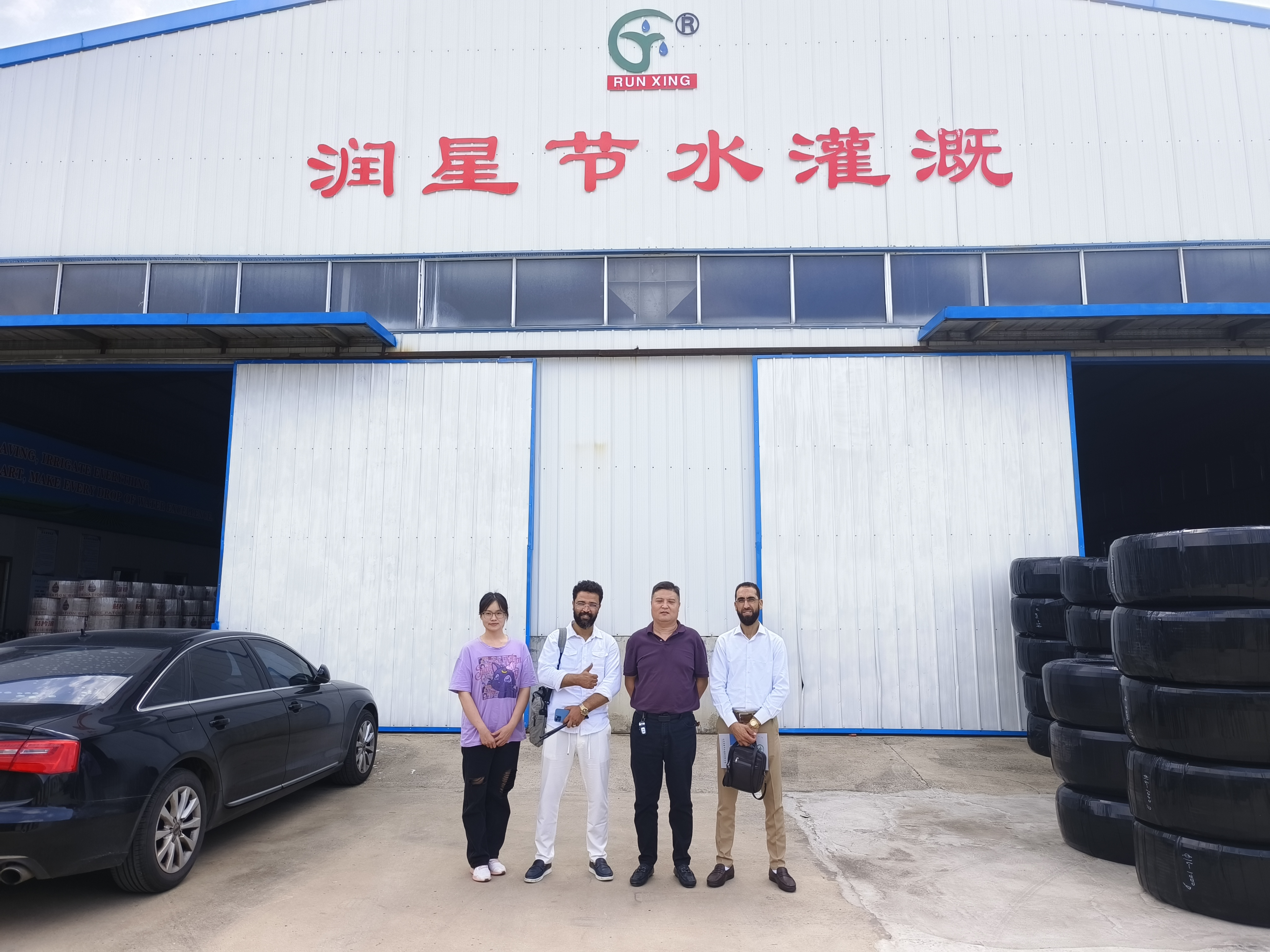 African Customers Visit Our Shandong Runxing Factory To Purchase