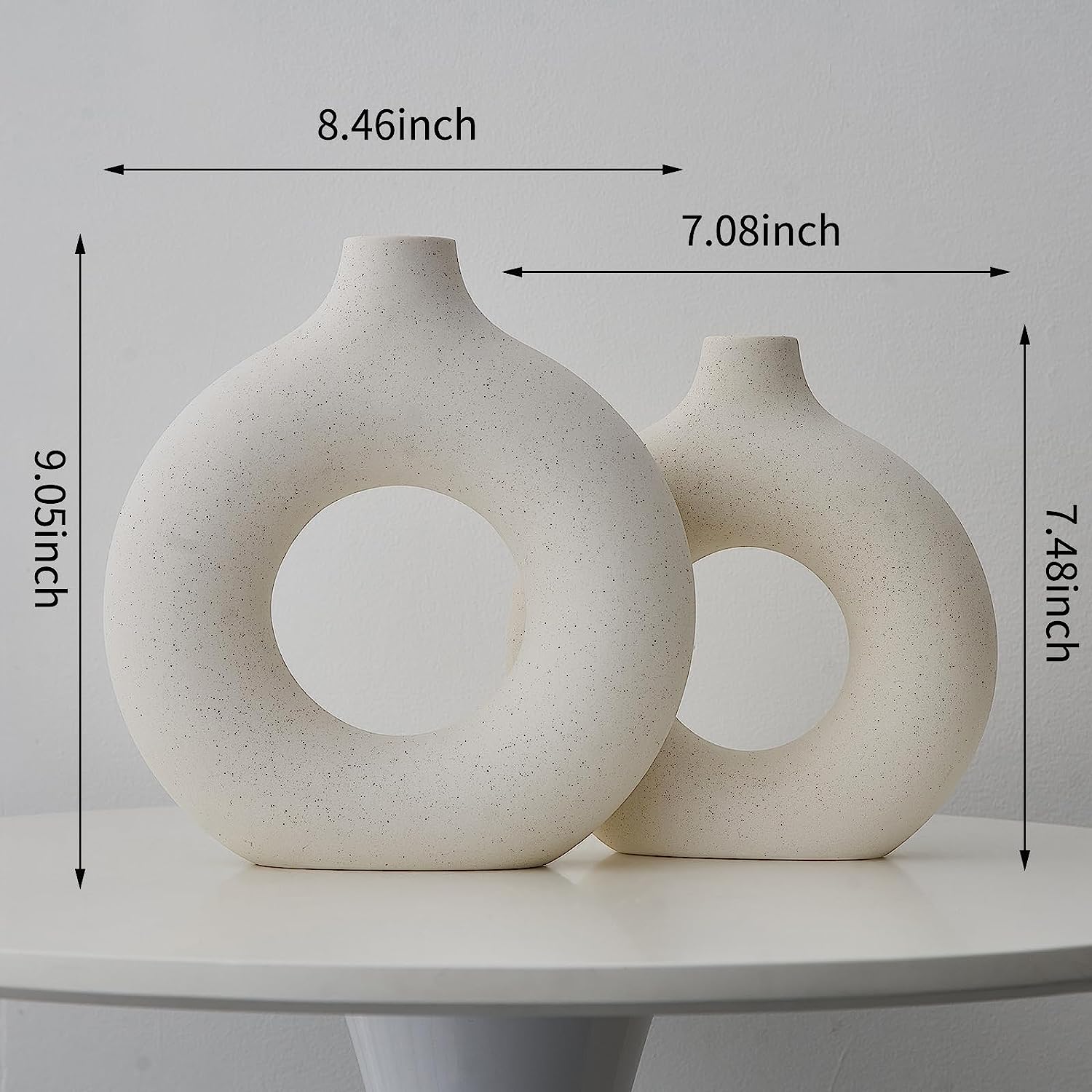 Minimalist Modern Ceramic Vase Creative Tabletop Vase