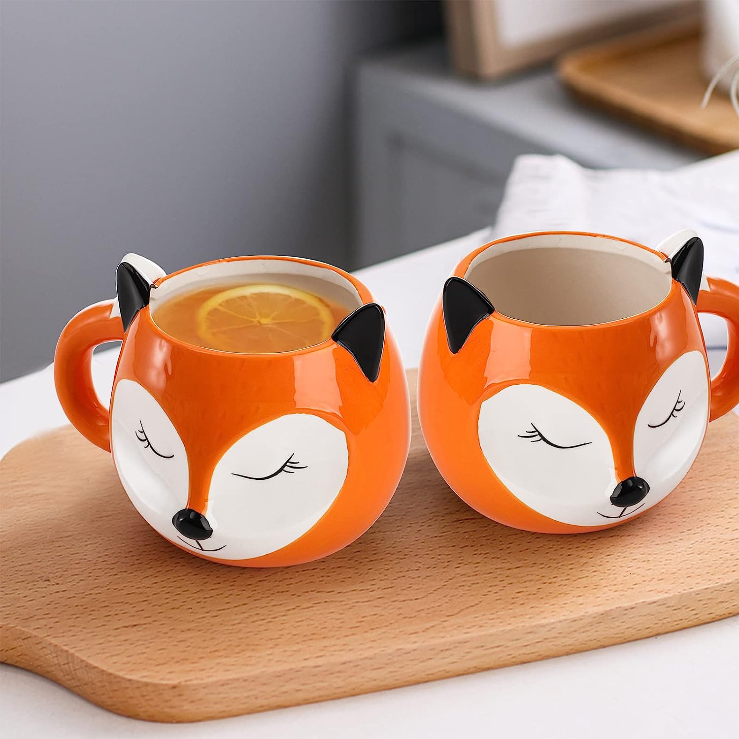 3D Fox Mug Ceramic