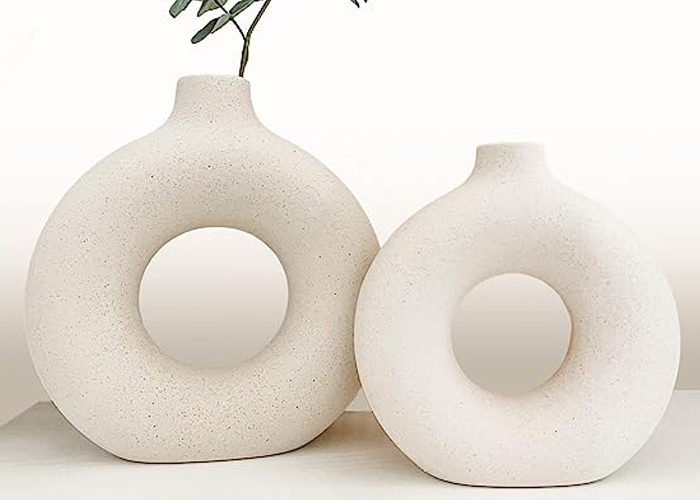 Minimalist Modern Ceramic Vase Creative Tabletop Vase