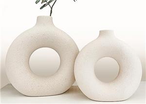 Minimalist Modern Ceramic Vase Creative Tabletop Vase