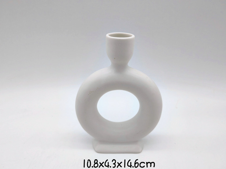 Modern Nordic style ceramics Round ceramic candle holder