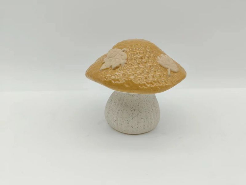 ceramic mushroom decor