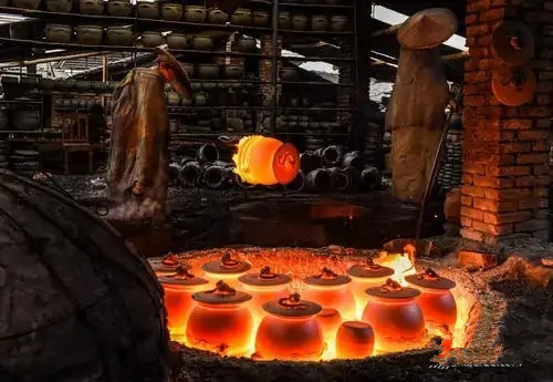 Ceramic vase production process