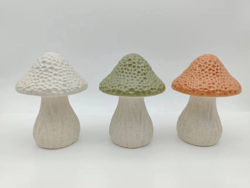 Ceramic mushroom ornaments ceramic mushrooms for garden