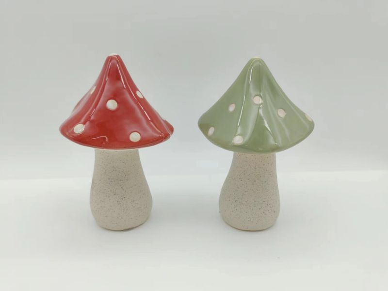 ceramic mushroom ornaments