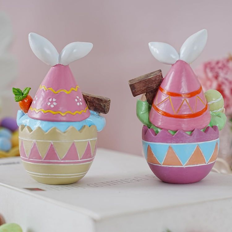 Easter Decorations Easter Bunny Gnomes Resin Decor