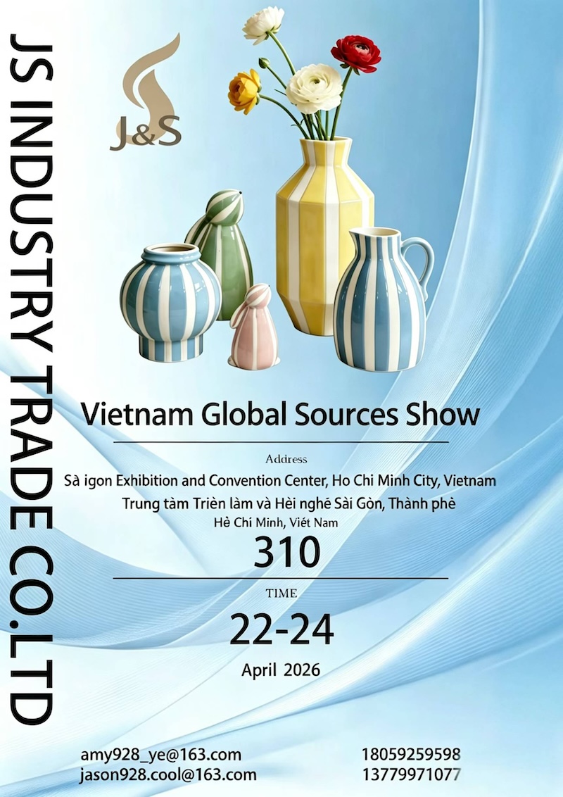 J&S Industry Trade Co., Ltd. Showcases Premium Ceramic Innovations at Upcoming Exhibition