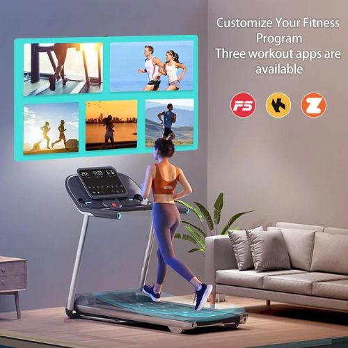 Folding Incline Treadmill Untuk Rumah Dengan Aplikasi