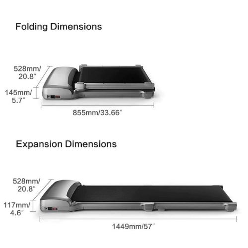 ফোল্ডিং ওয়াকিং জগিং ডেস্ক ট্রেডমিলের নিচে