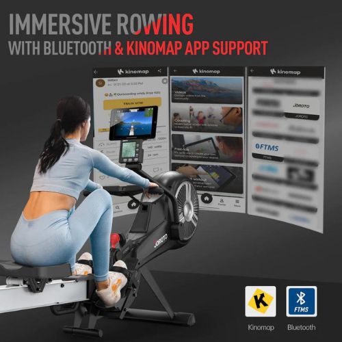 Air Magnetic Indoor Foldable Rowing Machine For Home Use