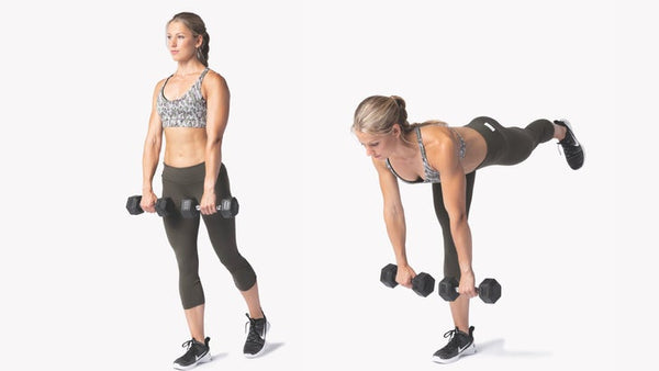 dumbbell deadlift