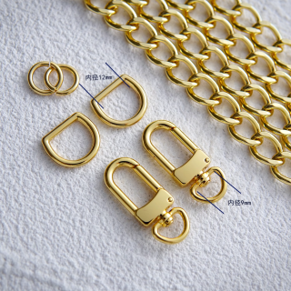 Metal Shoulder Handbag Chunky Chains