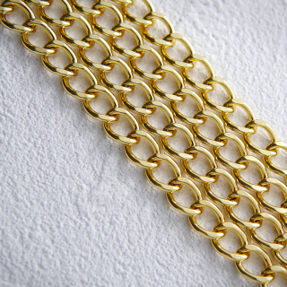 Metal Shoulder Handbag Chunky Chains