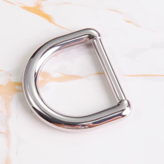 Round Metal Flat D Ring For Purse