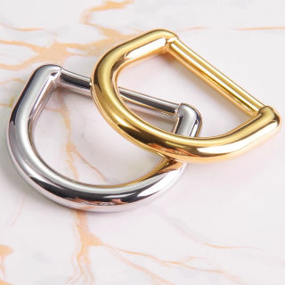 Round Metal Flat D Ring For Purse