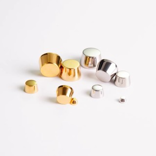 シングルダブルキャップマッシュルームレザーリベット