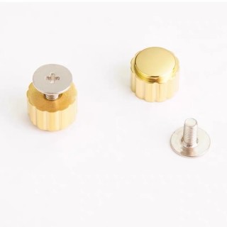 Metal Snap Double Cap Rivet Fastener For Leather Bag